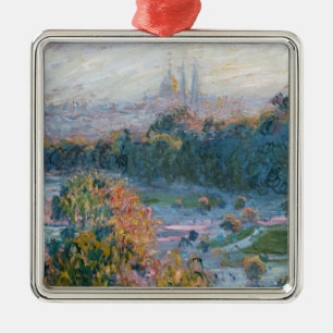 Ornamento De Metal Claude Monet - Vista das Tuilarias, Estudo
