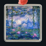 Ornamento De Metal Claude Monet Water Lillies 1919<br><div class="desc">Título: Aglomerado de Água: Claude Monet Ano: 1919</div>
