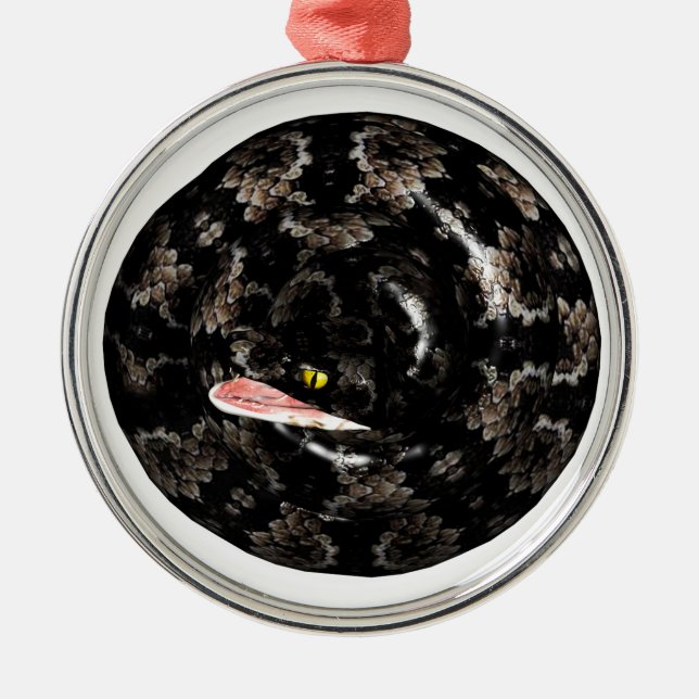 Ornamento De Metal Cobra (Frente)