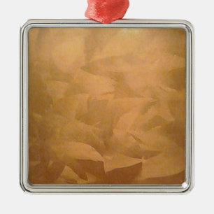 Ornamento De Metal Cobre Metálico Mão Escovada