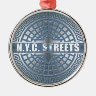 Ornamento De Metal Cobrir Manhole NYC