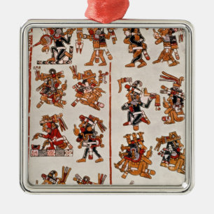 Ornamento De Metal Códice mexicano