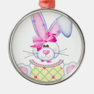 Ornamento De Metal Coelho Bonnie