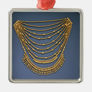 Ornamento De Metal Colar com sinos