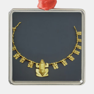 Ornamento De Metal Colar de Quimbaya com sapos, de Colômbia