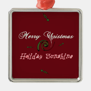 Ornamento De Metal Coleção Sunshine de Feriado