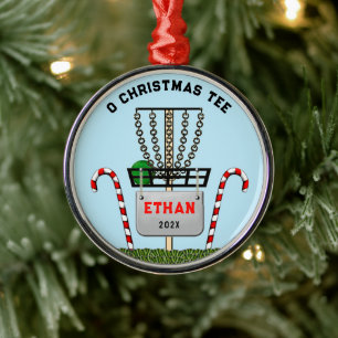 Ornamento De Metal Colecionável Personalizado de Disc Golf 2022