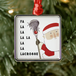Ornamento De Metal Coletor de Lacrosse