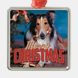 Ornamento De Metal Collie Dog Metal Ornament