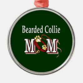 Ornamento De Metal Collie Dog MOM