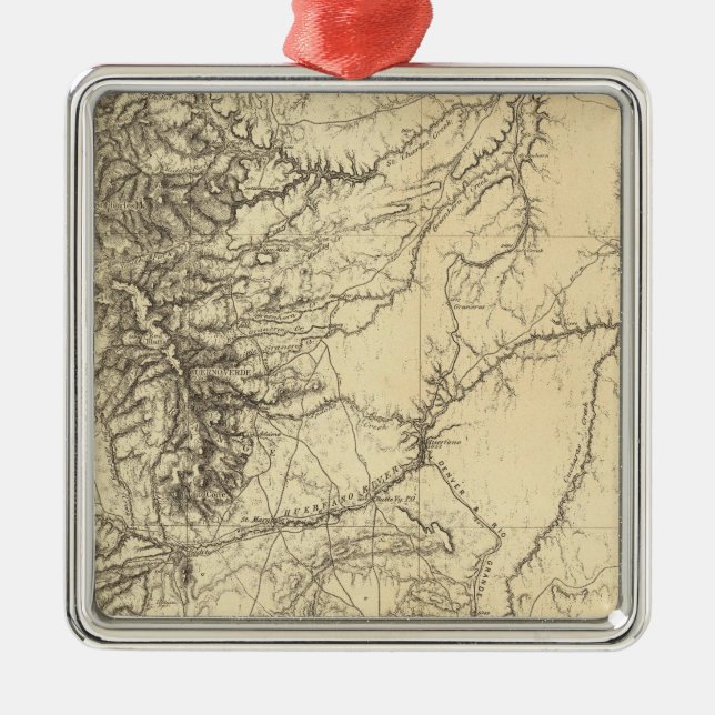 Ornamento De Metal Colorado 4 (Frente)