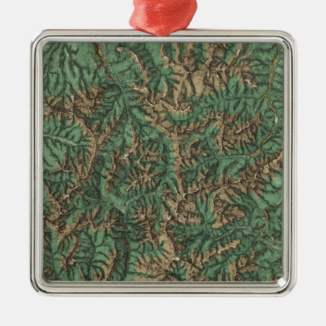 Ornamento De Metal Colorado 5 (Frente)