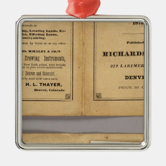 Ornamento De Metal Colorado 8 (Frente)