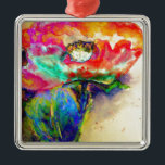 Ornamento De Metal Colorir Abstrato pãozinho<br><div class="desc">A pintura apresenta uma vibrante explosão de motivos florais vermelhos fundidos em um meio cativo de aquarela. O artista emprega um estilo impressionista, abstrato, permitindo que as cores fluam e se misturam organicamente, criando uma sensação de espontaneidade e movimento. Lavagens deliciosas de forma vermelha, com traços de cor rosa, laranja...</div>