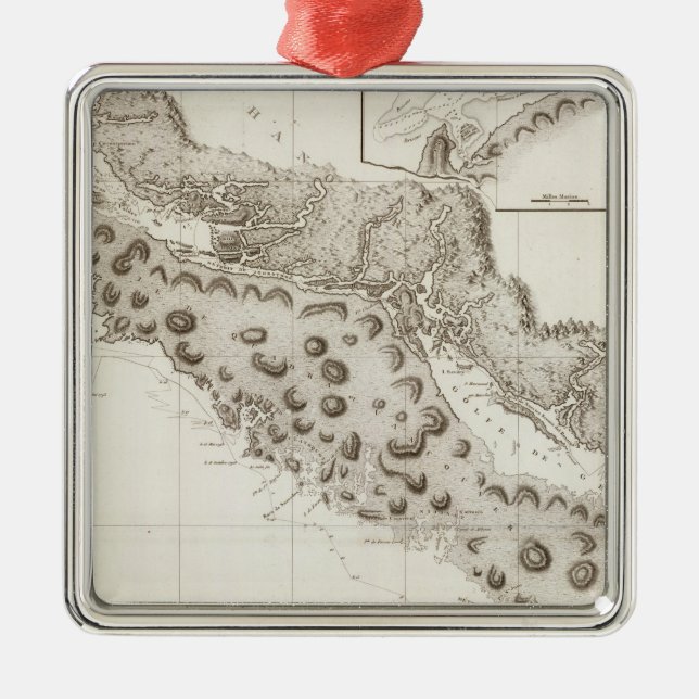 Ornamento De Metal Columbia Britânica de Oregon Washington (Frente)