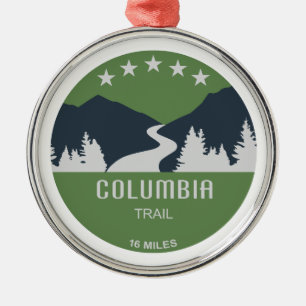 Ornamento De Metal Columbia Trail New Jersey