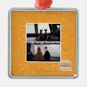 Ornamento De Metal Com grosso e fino