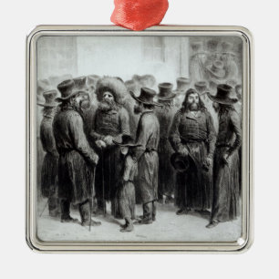 Ornamento De Metal Comerciantes e comerciantes judaicos