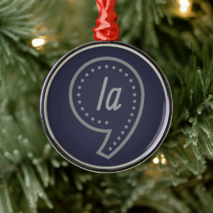 Ornamento De Metal Comma la Kamala Harris