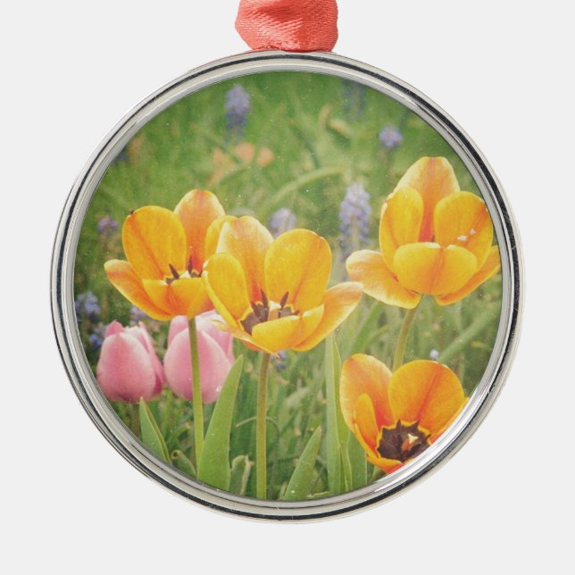 Ornamento De Metal Como uma bela pintura de vida (Frente)