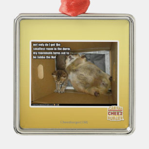 Ornamento De Metal Companheiro de quarto gordo