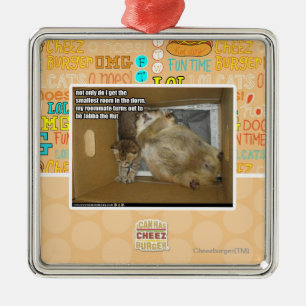 Ornamento De Metal Companheiro de quarto gordo