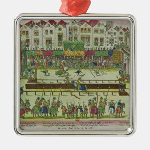 Ornamento De Metal Competiam durante que Henri II