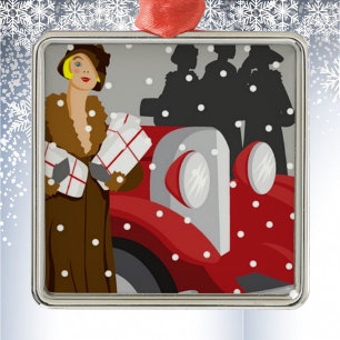 Ornamento De Metal Comprar na neve