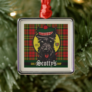 Ornamento De Metal Compro Golf Scotty