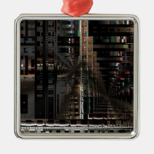 Ornamento De Metal Computador eletrônico Conselho de circuito BlackT