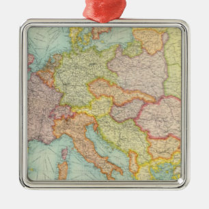 Ornamento De Metal comunicações da Europa composta