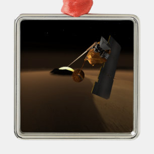 Ornamento De Metal Conceito para o escuteiro vulcânico da vida da