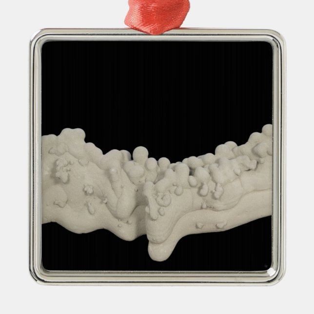 Ornamento De Metal Concretion da argila (Frente)