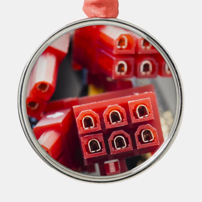 Ornamento De Metal Conector do cabo do computador (Frente)