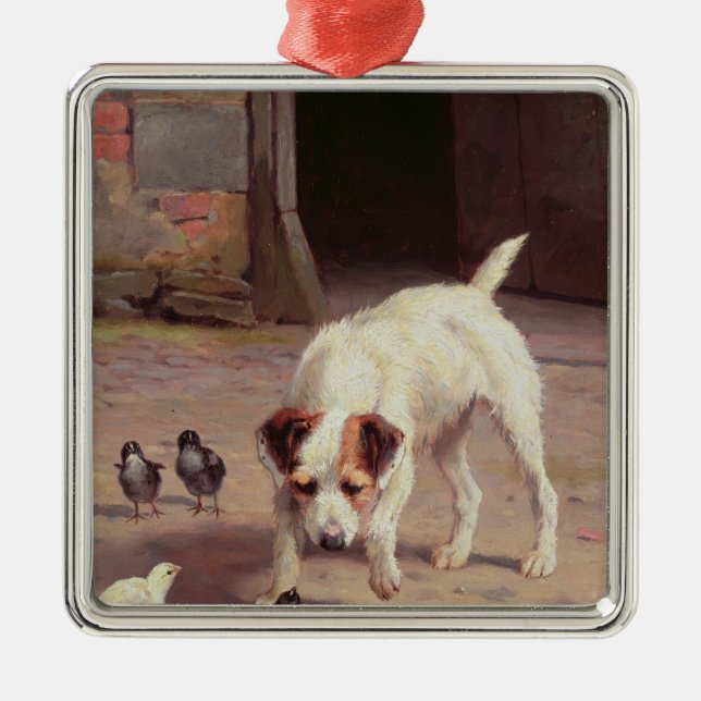 Ornamento De Metal Confrontação (Frente)