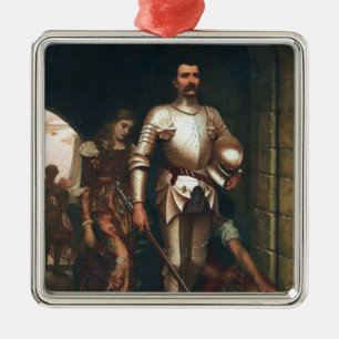 Ornamento De Metal Conquista (cavaleiro vitorioso medieval)