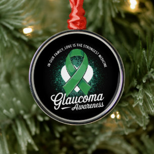 Ornamento De Metal Conscientização sobre Glaucoma Medicamentoso