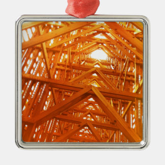 Ornamento De Metal Construção rústica da madeira do celeiro