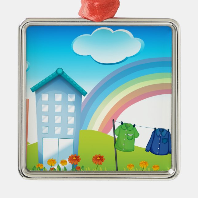 Ornamento De Metal Construções (Frente)