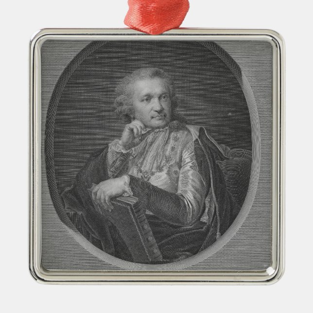 Ornamento De Metal Contagem Stroganov (Frente)