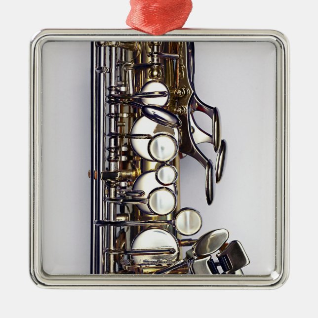 Ornamento De Metal Controles do saxofone (Frente)