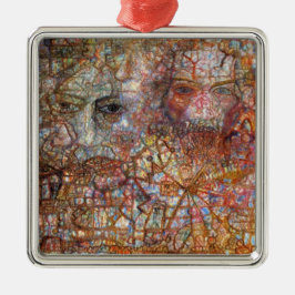 Ornamento De Metal Convenções: Duas Faces (por Pavel Filonov)