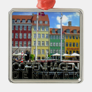 Ornamento De Metal Copenhaga
