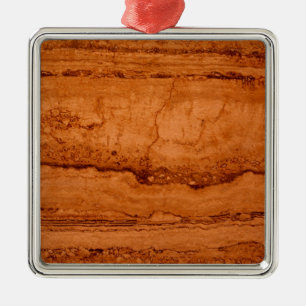 Ornamento De Metal Copper Canyon Granite, amber gold Sedona mountains