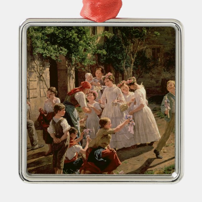 Ornamento De Metal Corpus Christi (Frente)