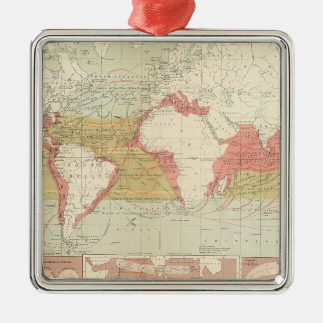 Ornamento De Metal Correntes do ar (Frente)