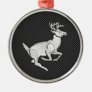 Ornamento De Metal Cósmio em Curso no Decor de Fibra de Carbono