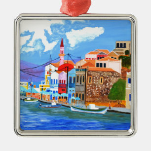 Ornamento De Metal Costa grega