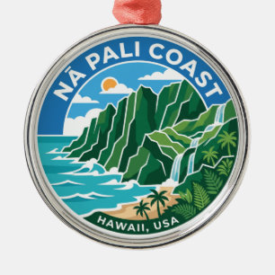Ornamento De Metal Costa Nā Pali Kauai Havaí EUA