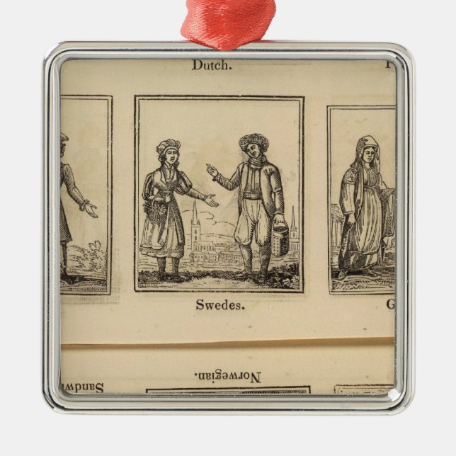 Ornamento De Metal Costumes (Frente)